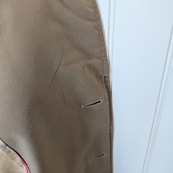 STUNNING Vintage 90s BURBERRY Luxury Designer Trench Long Men Coat - Picture 9 of 15